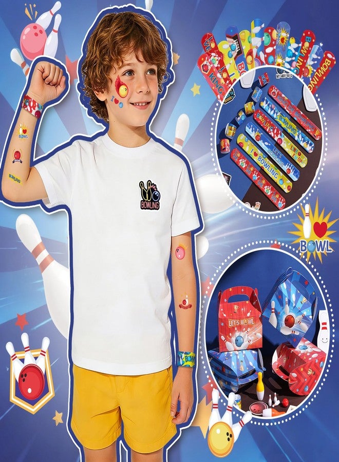 Vanblue 122 Pcs Bowling Party Favors Set Gift Birthday Decorations for Kids Classroom Rewards Mini Bowling Game Toy Set, Ballpoint Pen Goodie Bag Fillers and School Prizes - Image 4