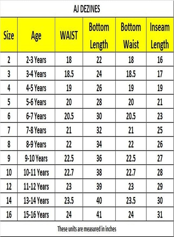 AJ DEZINES Kids Regular Mid Rise Ethnic Wear Solid White Pajama Pant (PJ-001-WHITE-2), 2-3 Years - Image 3