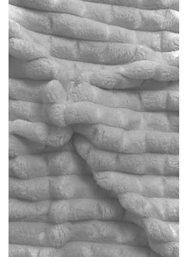 MERINOS Modern Line 3 Piece Blanket Set (Double) Gray  - Image 2