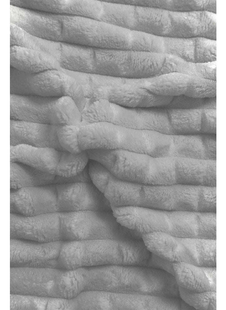 MERINOS - Modern Line 3 Piece Blanket Set (Double) Gray - Image 1