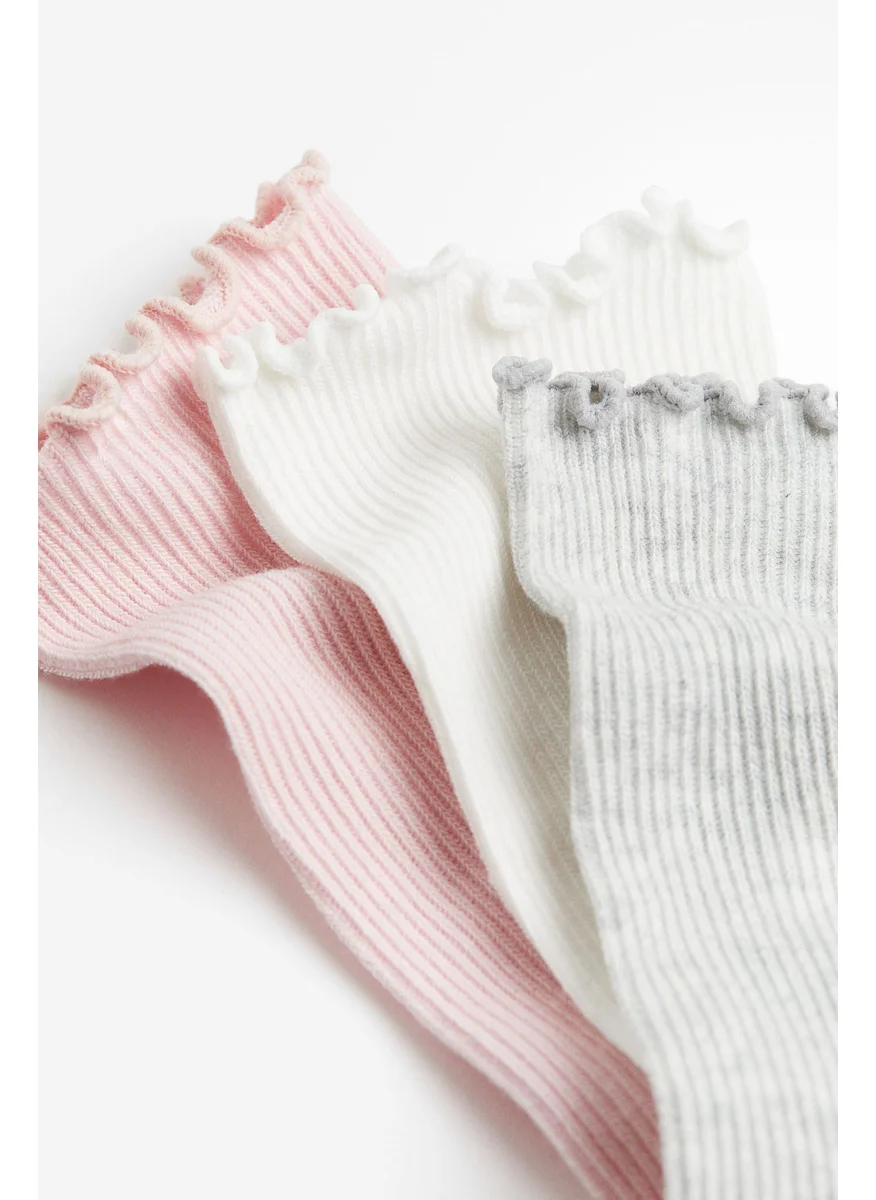 اتش اند ام 3-Pack Rib-Knit Socks