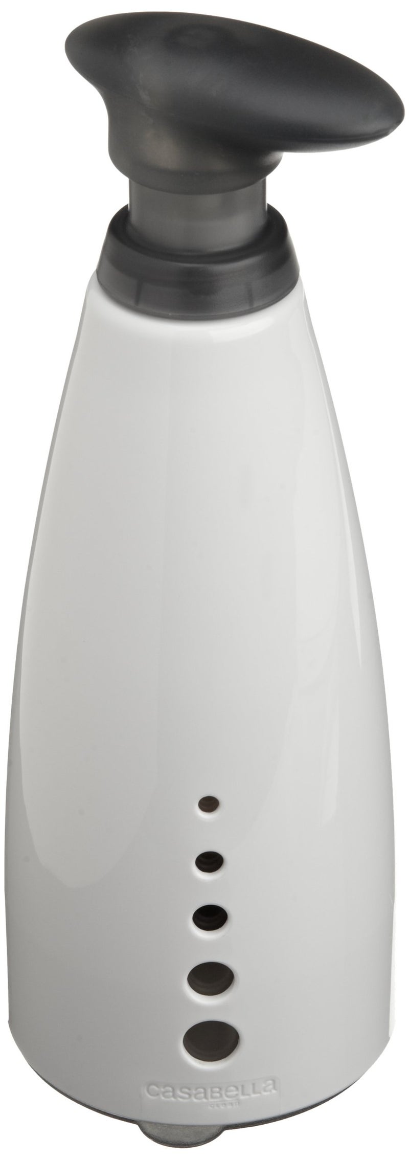 Casabella Sink Sider Multipurpose 14oz Soap Pump Bottle with Soap Filling Funnel GrayWhite - Image 1