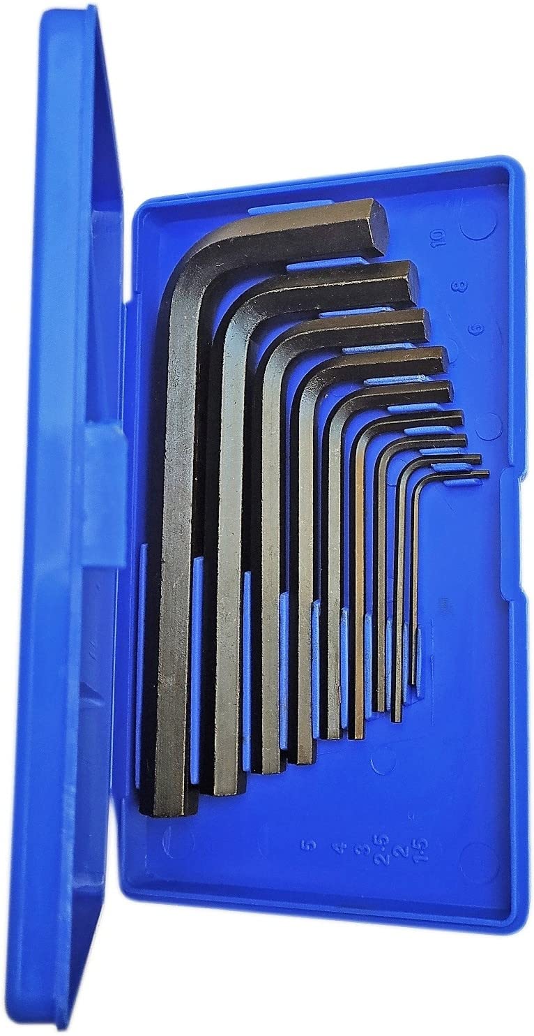 Inditrust NEW Heavy duty 9pc Hex Allen key set Packet size Allen Key Set - Image 1