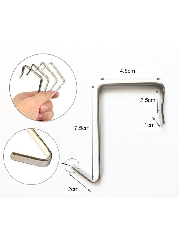 رف أحذية يعلق على الباب مع 24 جيوب شبكية كبيرة منظم أحذية معلق للخزانة حامل رف أحذية معلق - Image 4