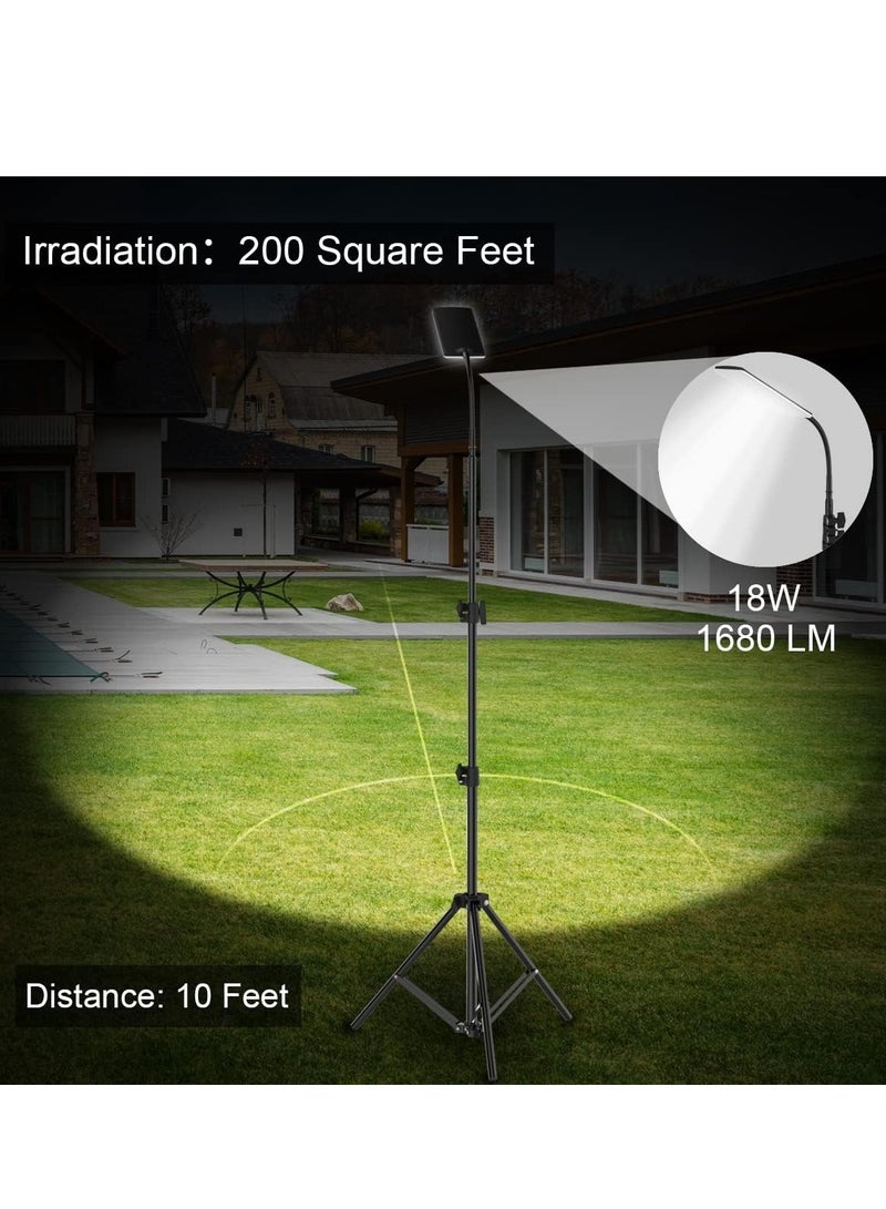 LED Camping Light, Portable Outdoor Light with Telescopic Tripod, Powered by USB Port, Multiple Usage Outdoor Lamp for Garden, Patio, Camp, Tent, Fishing and Emergency Car Repair  - Image 3