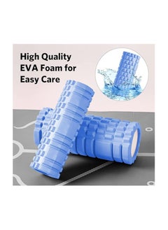 Generic BEWAVE Foam Roller, EVA Muscle Roller for Yoga Pilates Back Exercise Physical Therapy 30 x 10 cm Blue  - Image 4