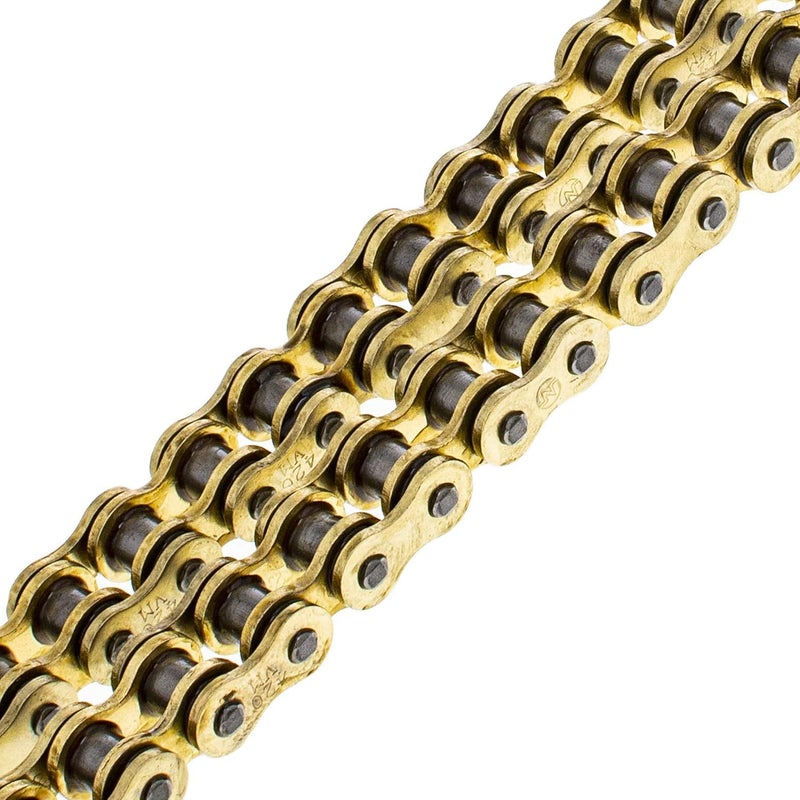 NICHE Gold 420 X-Ring Chain 114 Links with Connecting Master Link - Image 1