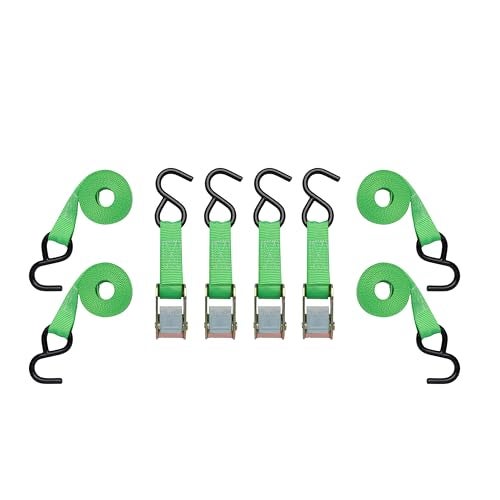 SmartStraps 10-Foot Cambuckle (4pk) 900 lbs Break Strength, 300 lbs Safe Work Load– Tie Down Fragile and Lighter Loads for Transport – Offers More Security Than Rope - Image 1