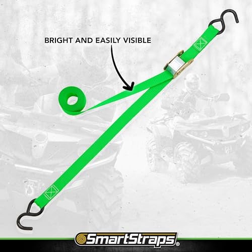 SmartStraps 10-Foot Cambuckle (4pk) 900 lbs Break Strength, 300 lbs Safe Work Load– Tie Down Fragile and Lighter Loads for Transport – Offers More Security Than Rope - Image 4