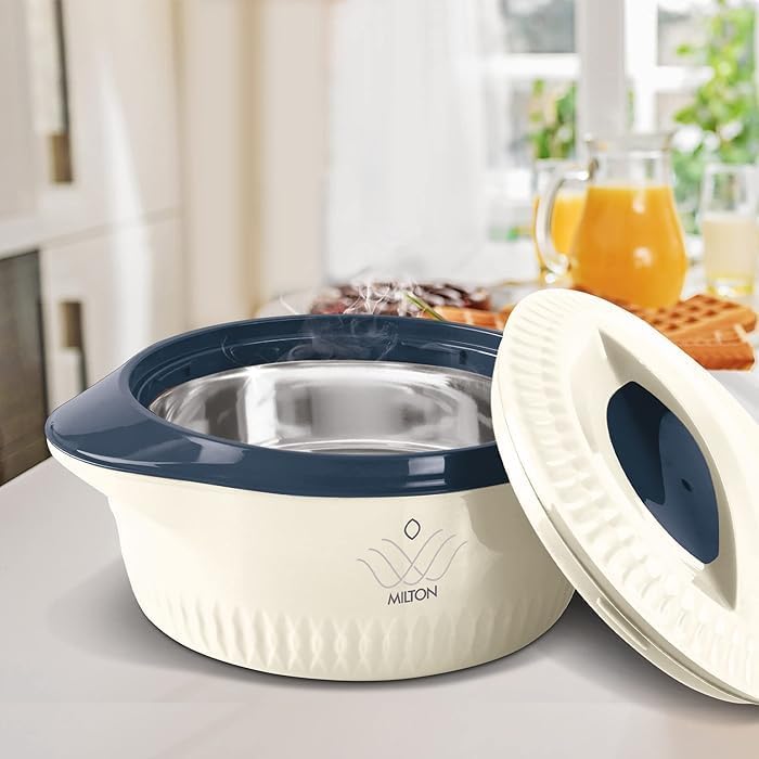 Milton Royal 1500 Casserole Hot Pot - Blue/Cream - Image 5