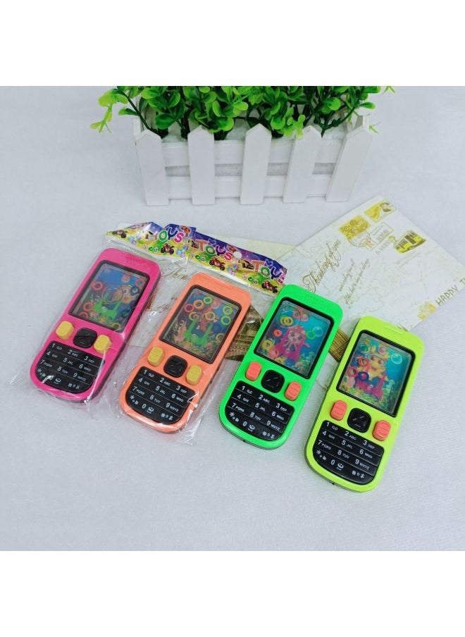 null - One Dollar Store Simulation Water Mobile Phone Ring Toy Mobile Phone Model Toy One Yuan Two Yuan Stall Supply-Color:Multicolor Mixing-Specifications:10.5cm/4.5cm - Image 1