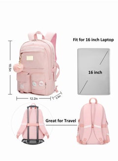 DURKU Laptop Backpacks 15.6 Inch School Bag College Backpack Anti Theft Travel Daypack Large Bookbags for Teens Girls Women Students  - Image 3