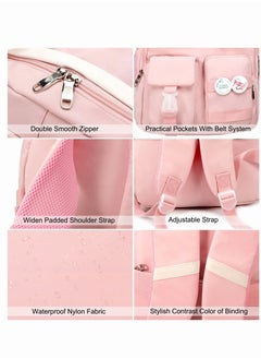 DURKU Laptop Backpacks 15.6 Inch School Bag College Backpack Anti Theft Travel Daypack Large Bookbags for Teens Girls Women Students  - Image 4