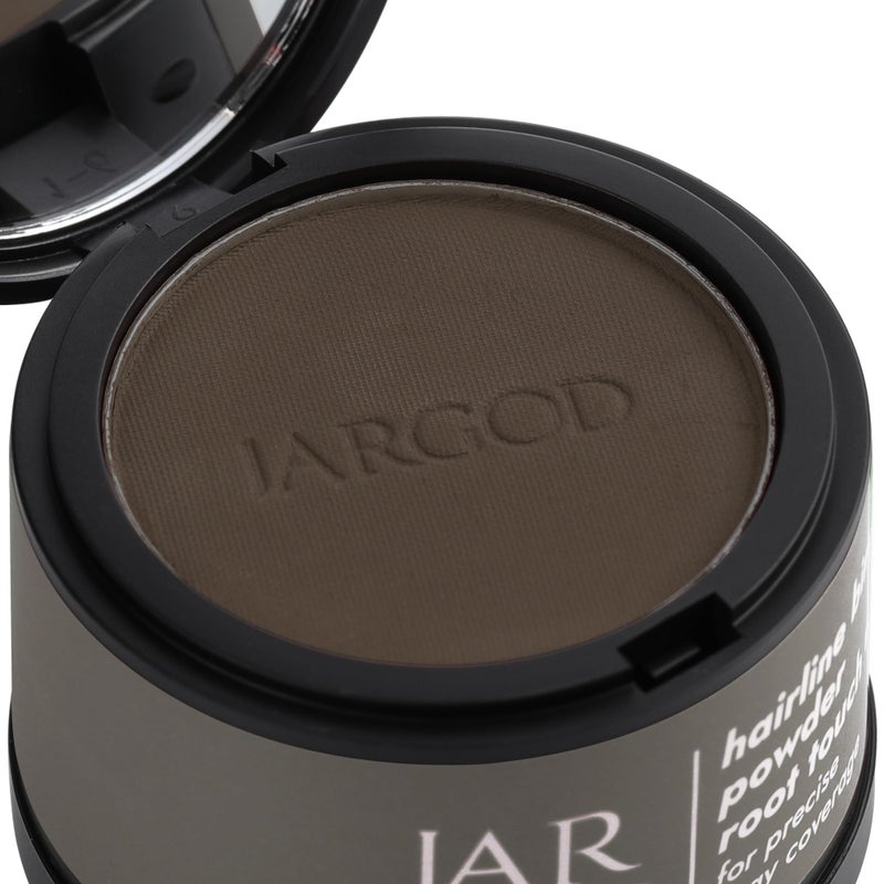 JARGOD Hairline Powder for Instant Gray Coverage and Highlights - Concealing Root Touch-Up Color for Women & Men (0.14 Ounce, Dark Brown) - Image 2
