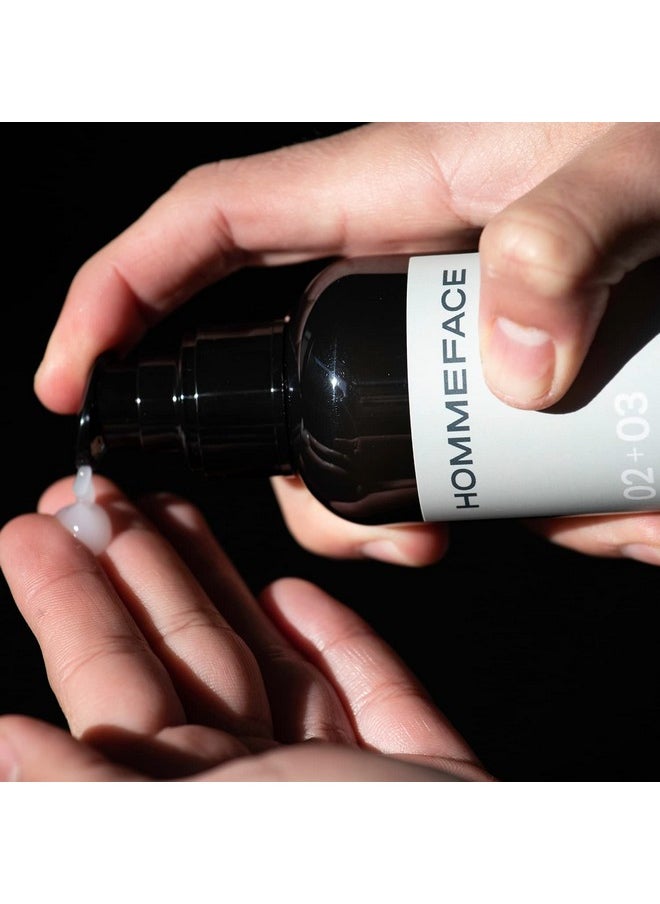 HOMMEFACE HOMMEFACE All-in-One Face Toner & Moisturizer for Men, 5.07 fl. oz., Lightweight, Alcohol-Free, After Shaving, for Dry, Combination & Oily Skin  - Image 2