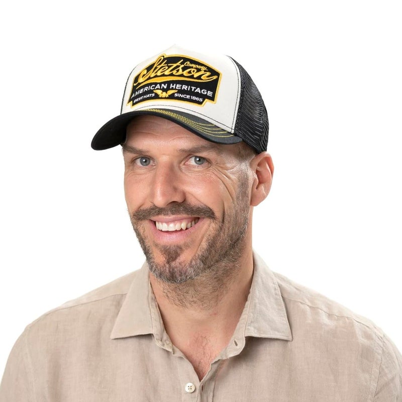 Stetson American Heritage Trucker Cap Women/Men Navy One Size - Image 2