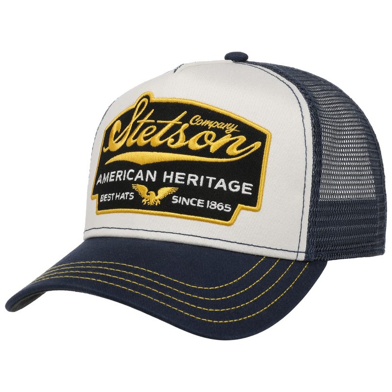 Stetson American Heritage Trucker Cap Women/Men Navy One Size - Image 1