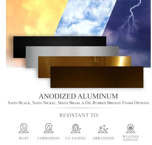 Deck the Door Decor Door Kick Plate Anodized Aluminum Satin Nickel Finish Magnetic Mount for Steel Doors 6x 30 - Image 3