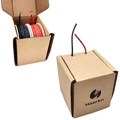 Haerkn 24 awg Silicone Electrical Wire Cable 2 Colors (30ft Each) 24 Gauge Hookup Wires kit Stranded Tinned Copper Wire Flexible and Soft for DIY - Image 3