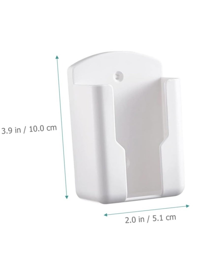 4pcs Wall Storage Box Remote Control Holder Ac Units For Home Table Phone Holder Stand Shower Phone Cell Phone Wall Holder Wall Mount Holder Charge Air Conditioner - Image 2