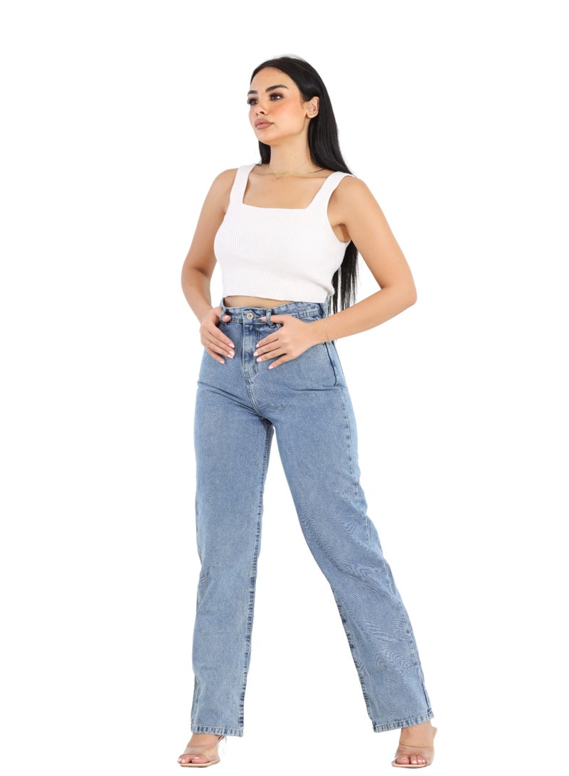 JBS DENIM Women's street jeans, light blue - Image 2