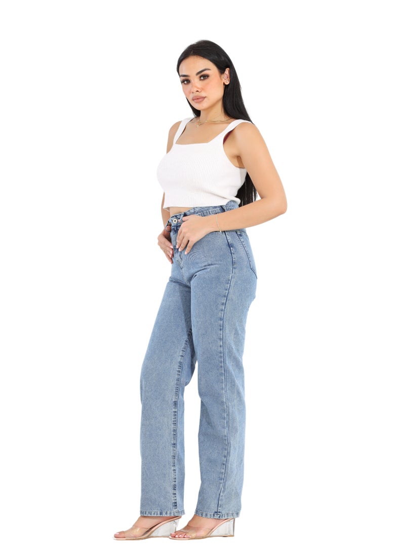 JBS DENIM Women's street jeans, light blue - Image 3