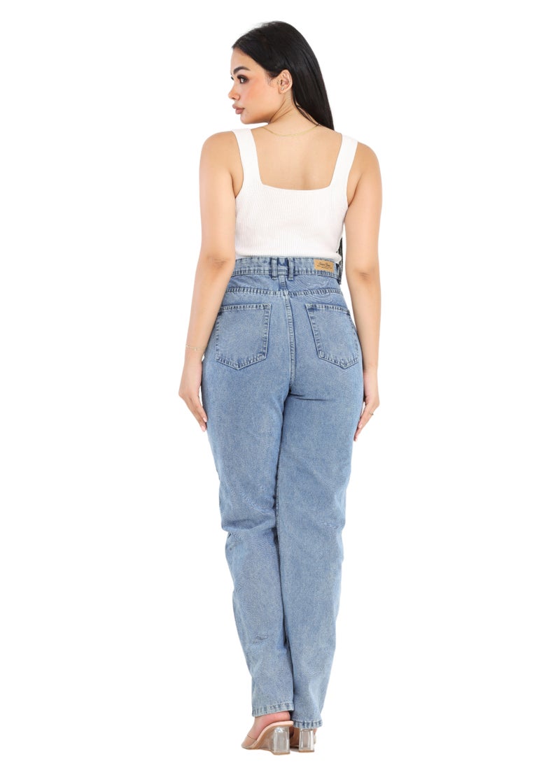 JBS DENIM Women's street jeans, light blue - Image 4