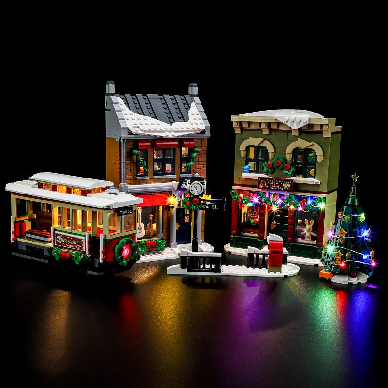 BRIKSMAX Led Lighting Kit for LEGO-10308 Holiday Main Street - Compatible with Lego Icons Building Model- Not Include Lego Set - Image 1