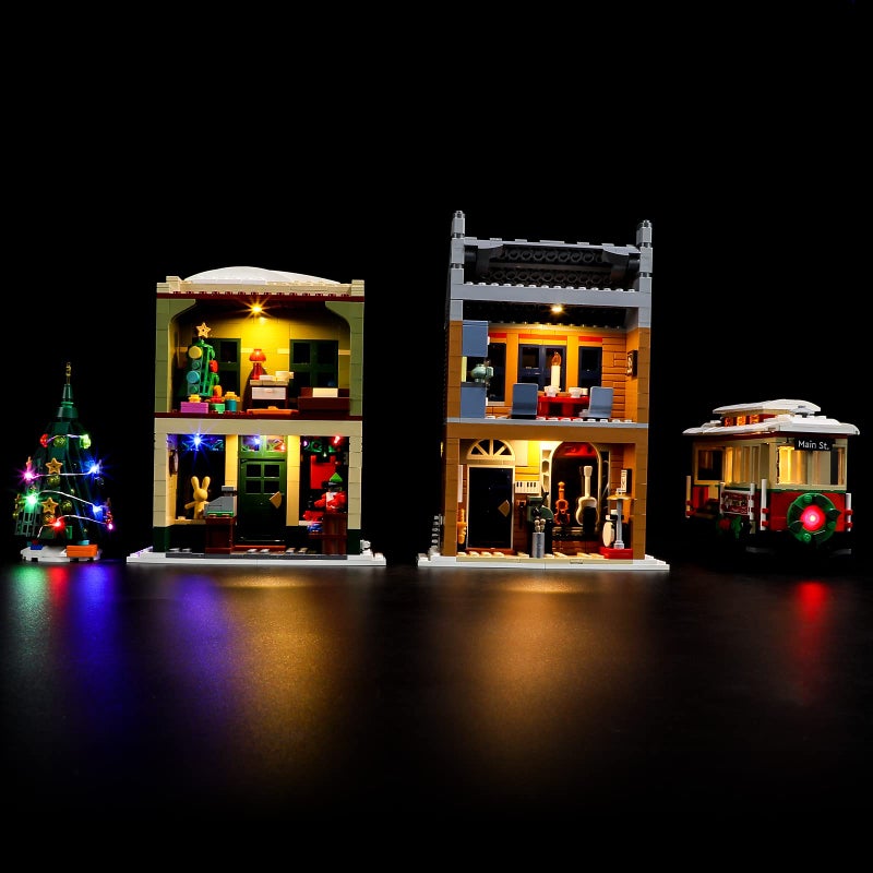 BRIKSMAX Led Lighting Kit for LEGO-10308 Holiday Main Street - Compatible with Lego Icons Building Model- Not Include Lego Set - Image 2