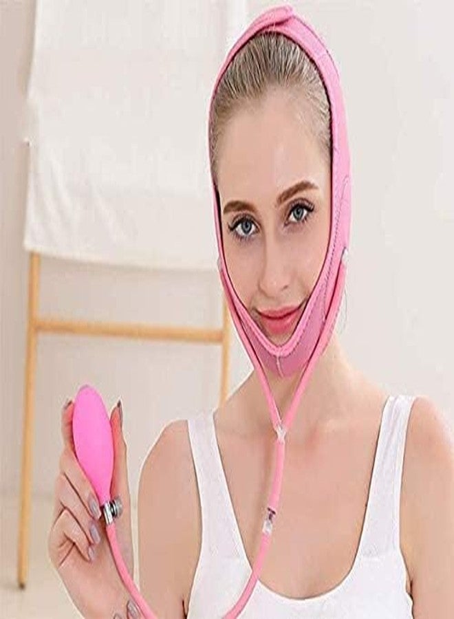 ATOOZED Lift Thin Face Band | Facial Slimming Mask | Face Lifting Belt With Thin Strip & Air Pump | Face Sleep Slim Lift Band Mask | Skin Care Tool (Pack of 1,Multicolor) - Image 1