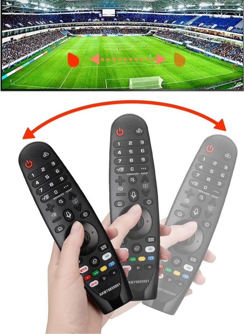 Voice Magic Remote AKB75855501 for LG AN-MR20GA AN-MR19BA Smart TV Magic Remote Replacement, with Pointer Function - Image 5