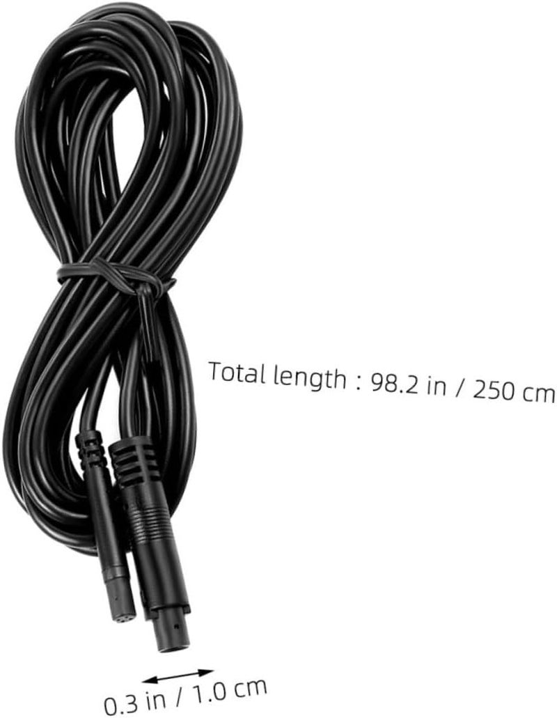 4pcs Rearview Camera Extension Cable for Dash Cam Male to Female Connector Versatile Cord for Reverse Car Recorder Seamless Vehicle Integration - Image 2