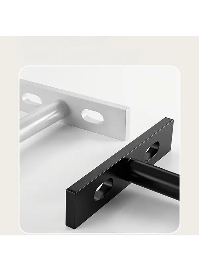 2Pcs Silvery T Shaped Invisible Shelf Bracket Hidden Suspension Bracket For Living Room Kitchen - Image 5