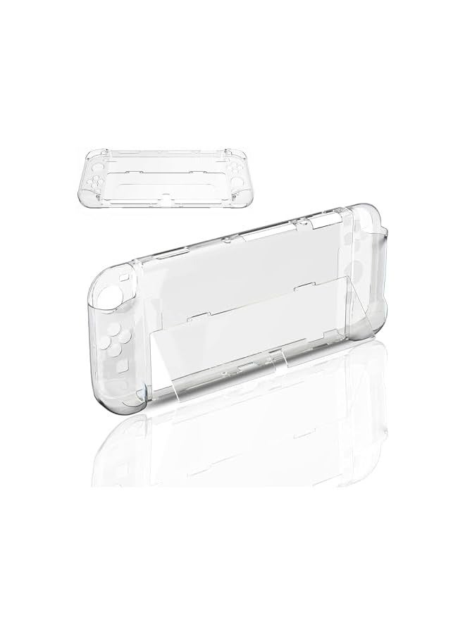 PROMASS Protective Case Cover for Nintendo Switch OLED Model, Hard Clear Case (Clear) - Image 4