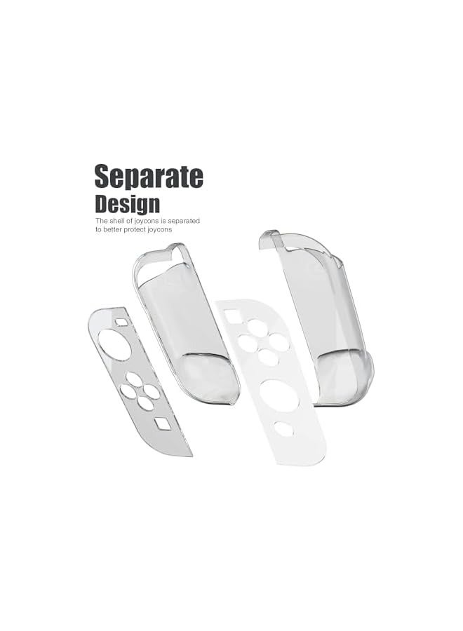 PROMASS Protective Case Cover for Nintendo Switch OLED Model, Hard Clear Case (Clear) - Image 3