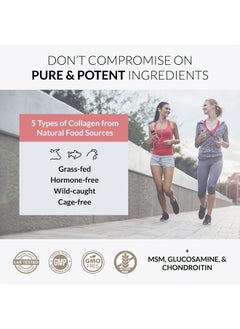 Alaya Naturals Alaya Multi Collagen Powder - Type I, II, III, V, X Hydrolyzed Collagen Peptides Protein Powder Supplement with MSM + GC (Raspberry Lemonade)  - Image 5