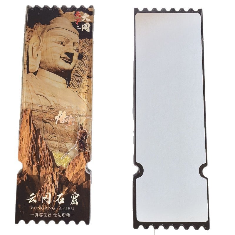Pingyao Ancient City Fridge Magnet - Acrylic Flowing Sand Souvenir - Image 3