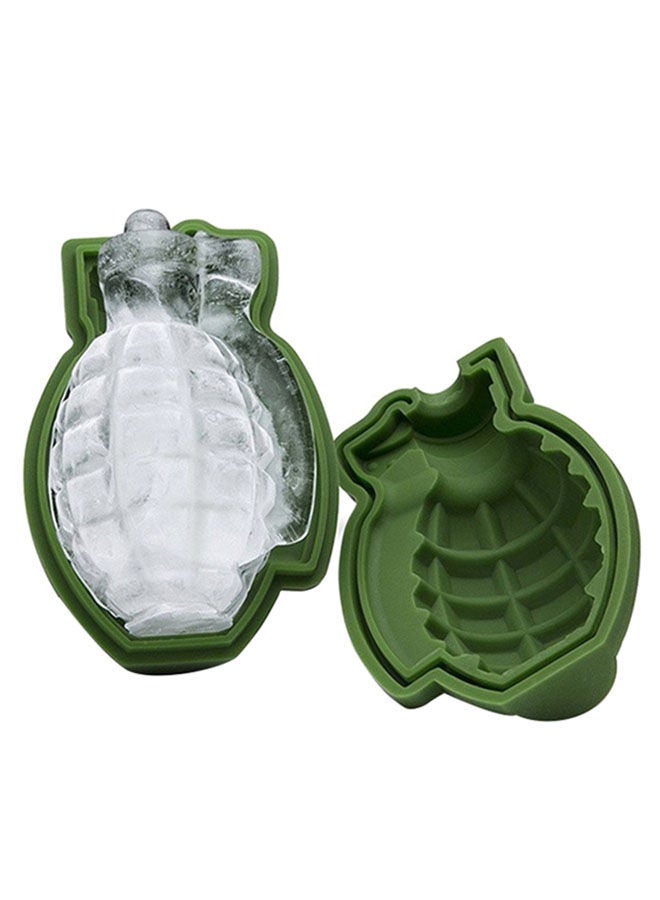 نيبمينينت قالب لمكعبات الثلج على شكل قنبلة يدوية ثلاثية الأبعاد أخضر - Image 1