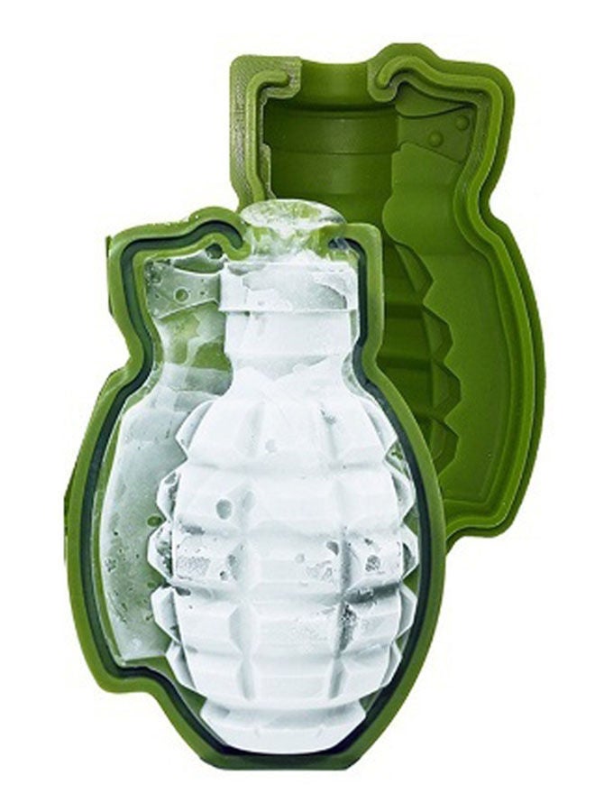نيبمينينت قالب لمكعبات الثلج على شكل قنبلة يدوية ثلاثية الأبعاد أخضر - Image 2