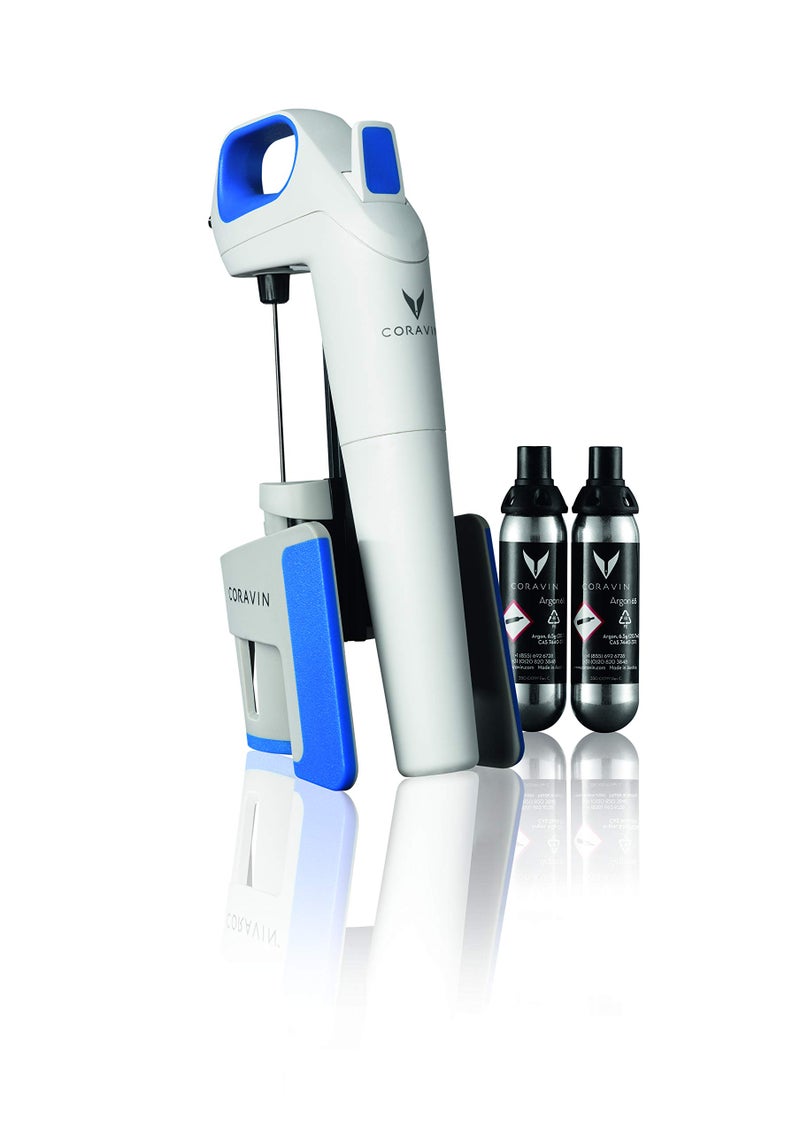 Coravin Coravin 100015 Model One Advanced Wine Bottle Opener and Preservation System Includes 2 Coravin Argon Capsules 