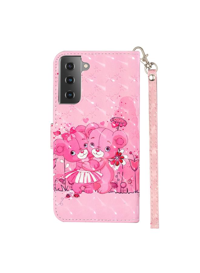 S-TOP Case For Samsung Galaxy S21+ 5G 3D Pattern Horizontal Flip Leather Case with Holder & Card Slots & Wallet & Lanyard - Image 3