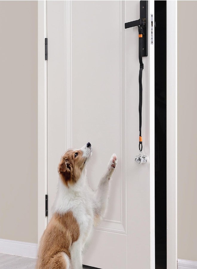 SVD.PET عبوتان من أجراس باب الكلاب للتدريب على قضاء الحاجة في الخارج، أجراس للجراء مع حلقة تعليق يمكن تثبيتها على مقبض الباب أو أي مكان بالقرب من الباب، قابلة لتعديل الارتفاع، أجراس رنين عالية (أرجواني فاتح) - Image 4