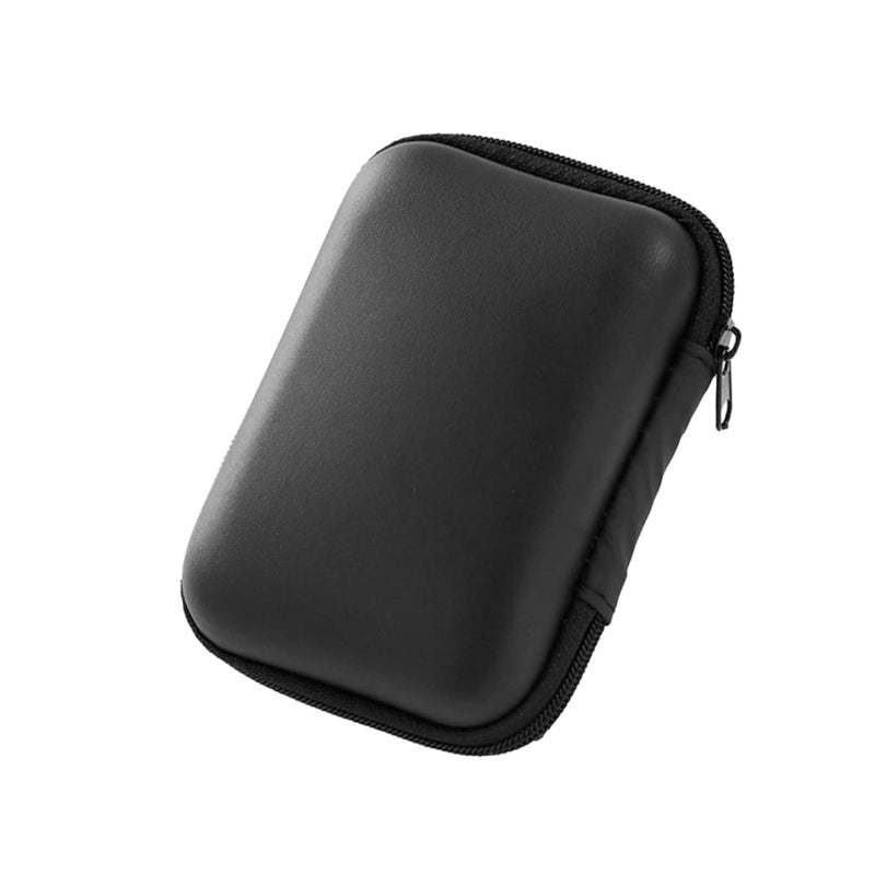Black EVA Travel Organizer Pouch For USB Cables Earphones Charger Coins Accessories - Image 2