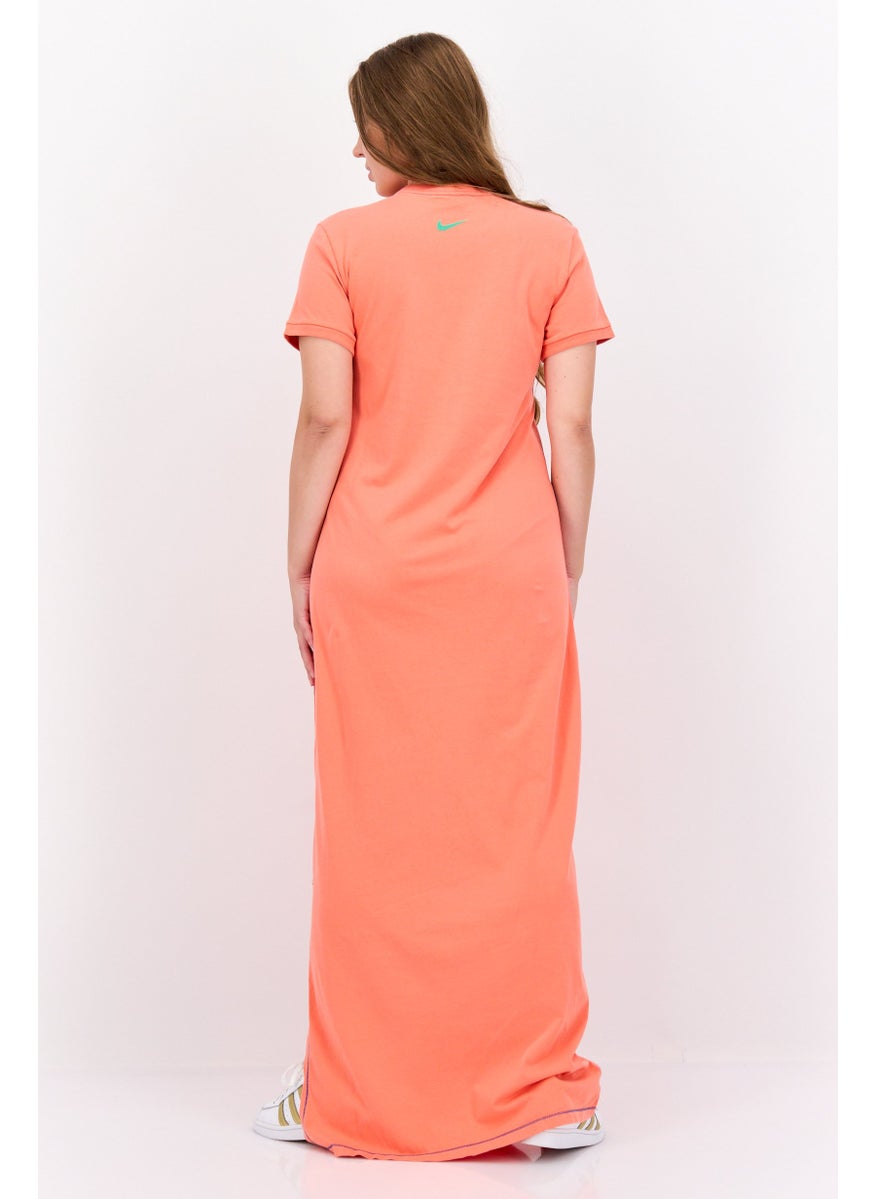 Nike Women Sportswear Fit Training Dress, Coral  - Image 3
