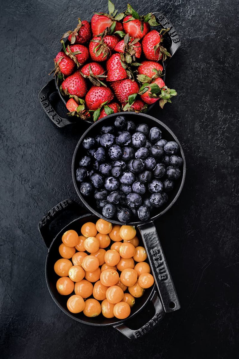 Staub Cast Iron 0.25-qt Mini Saucepan - Matte Black, Made in France - Image 4