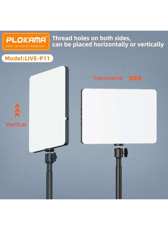 التخطيط PLOKAMA P11 منتج إضاءة التصوير الفوتوغرافي للاستوديو حامل ثلاثي القوائم Palaroid مصباح حلقي إضاءة كبيرة تصوير الفيديو إضاءة LED - Image 3