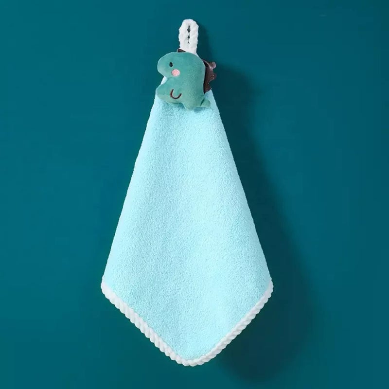 Khillayox Khillayox Microfiber Wash Basin Hanging Hand Kitchen Towel Napkin with Ties | Soft Hanging Hand Towel for Bathroom & Kitchen- Set of (3) - Image 5