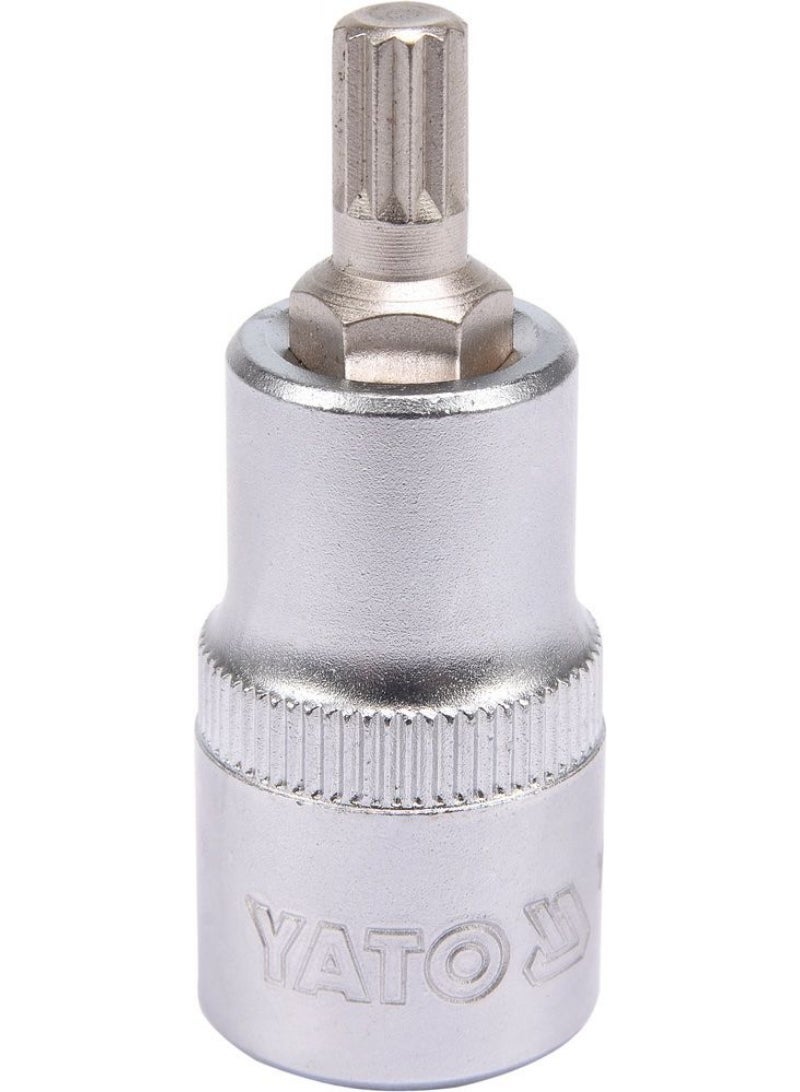 YATO Socket Bit 1/2" Spline M8 L=50mm YT-04342