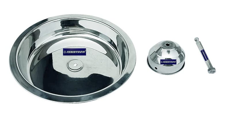 Tennyson Stainless Steel Dhokla Plate Silver - Image 2