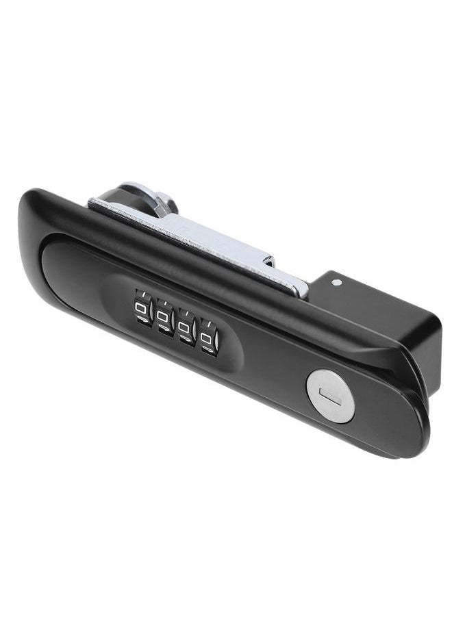 Thoraya - Zinc Alloy Cabinet Door Password Coded Lock with Keys for Home Office Hospital SchoolBlack - Image 1
